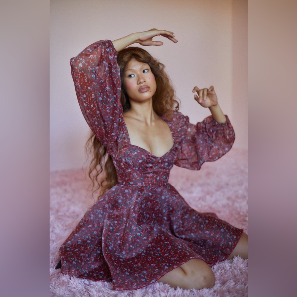 Selkie Crimson Princess Dress